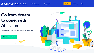 Atlassian’s Home Page 4th December 2017