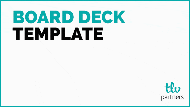 Board Deck Template TLV Partners